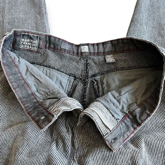 Vintage NWT Marithe Francois Girbaud Gray Glider Corduroy Pants 36x32 Baggy Y2K - Picture 8 of 12